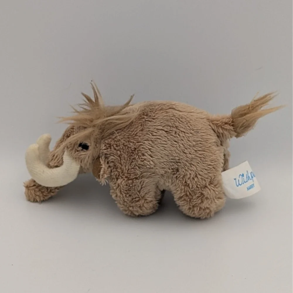 Wishpets Harry Woolly Mammoth Plush Stuffed Animal Mini Brown Ice Age Toy 5 inch